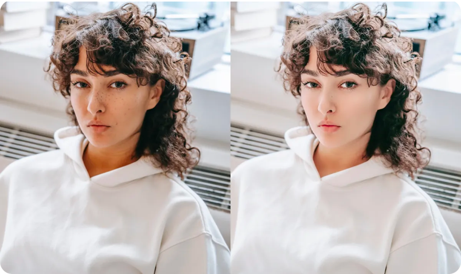 자동 얼굴 미화